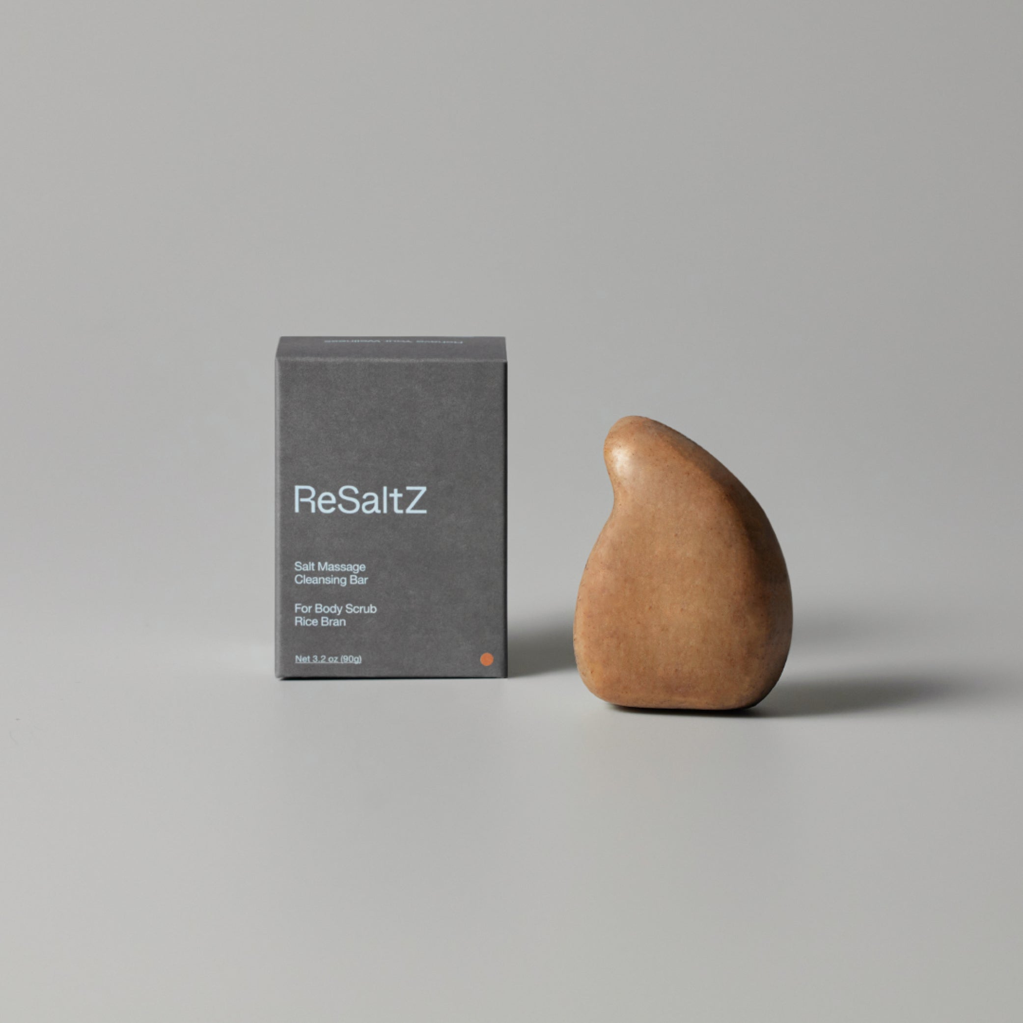 ReSaltZ Salt Massage Cleansing Body Scrub Bar Cica with Packaging Box